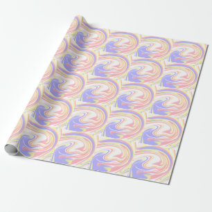 Pink red purple stripes modern custom pattern t th wrapping paper
