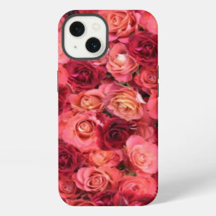 PINK RED ROSE FIELD iPhone 13 CASE