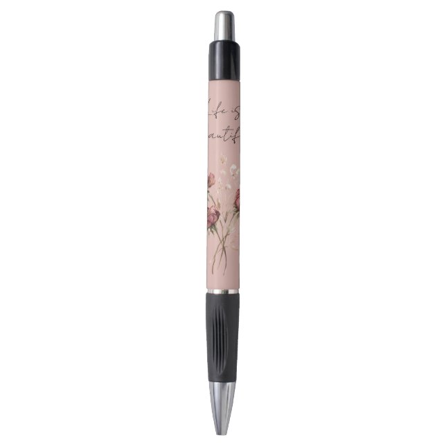 Pink Red Roses Floral (Front Vertical)