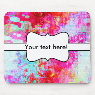Pink red texture mouse pad