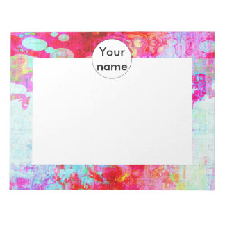 Pink red texture notepad