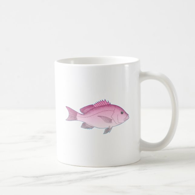 Pink Reef Fish Coffee Mug (Right)