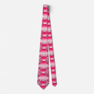 pink reindeer tie