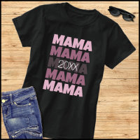 Pink Repeat Typography Promoted To Mama 2026
