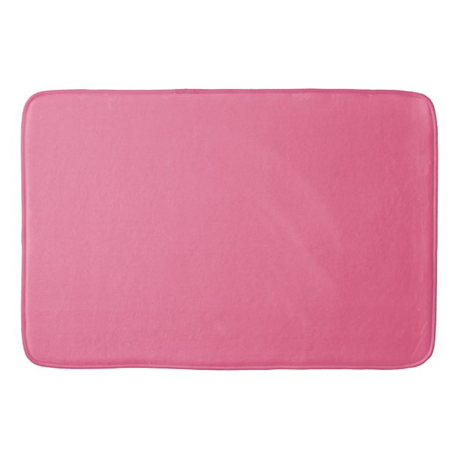 Pink Retro Bath Mat (Front)
