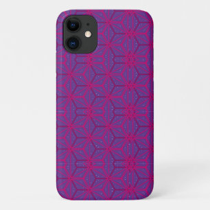 Pink retro geometric pattern Case-Mate iPhone case