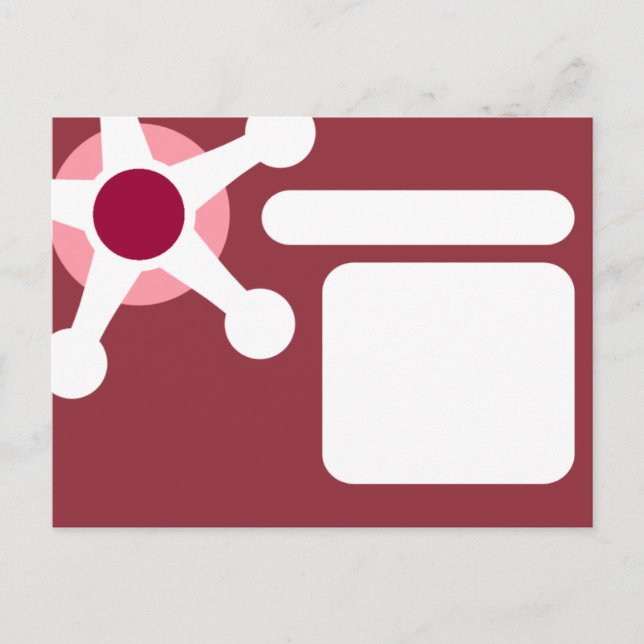 pink retro jax. postcard (Front)