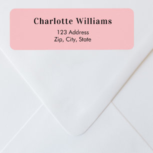 Pink return address