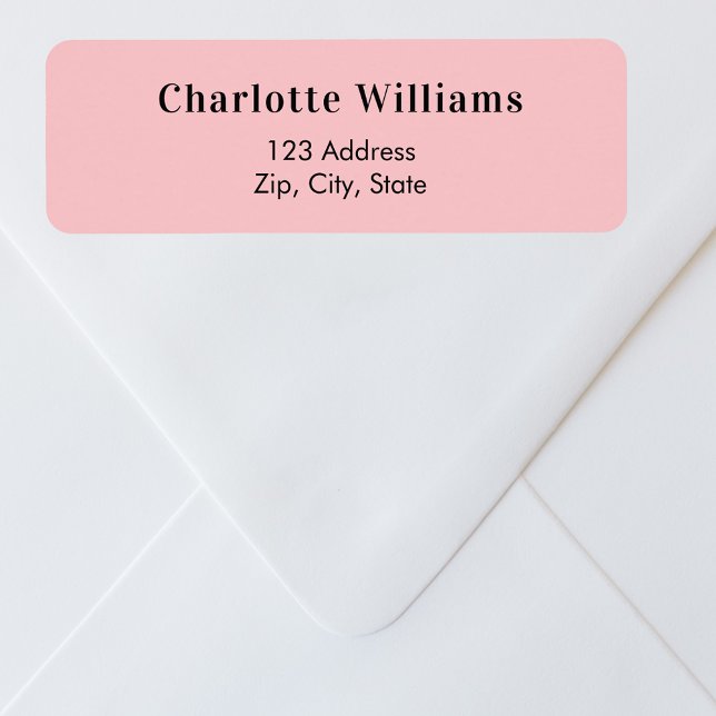 Pink return address (Creator Uploaded)