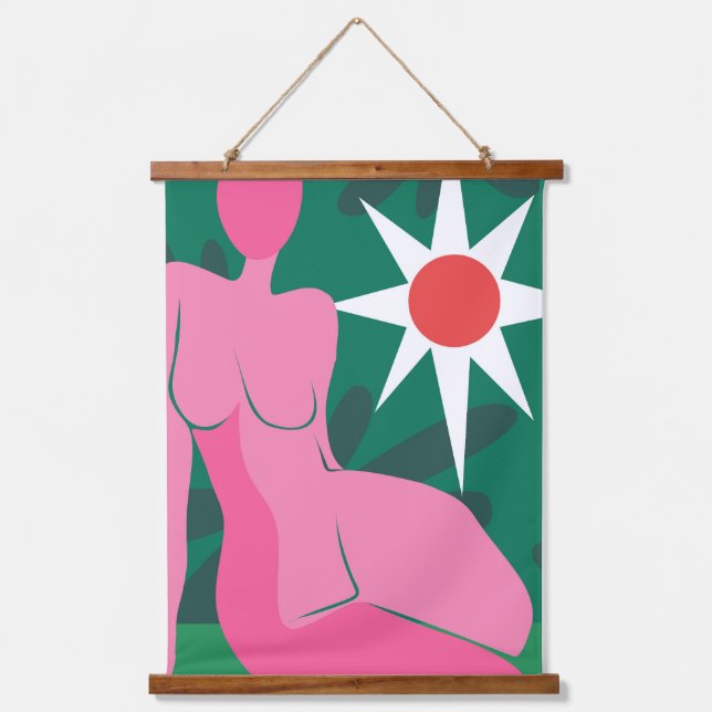 Pink Reverie Hanging Tapestry (Front)