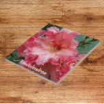 Pink Rhododendron Bloom Floral Tile<br><div class="desc">Ceramic tile that features the photo image of a gorgeous,  pink Rhododendron bloom. A lovely,  floral design! Select your tile size. Makes a pretty kitchen trivet!</div>