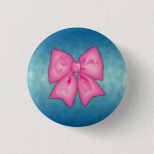 Pink Ribbon 3 Cm Round Badge