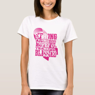 Pink Ribbon - Affirmations T-Shirt