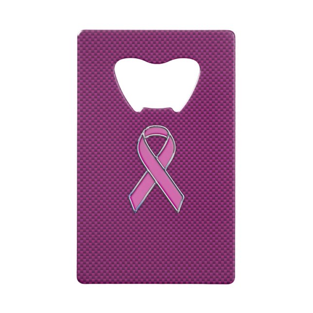 Pink Ribbon Awareness Fuchsia Carbon Fibre (Front)