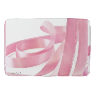 Pink Ribbon Bath Mat