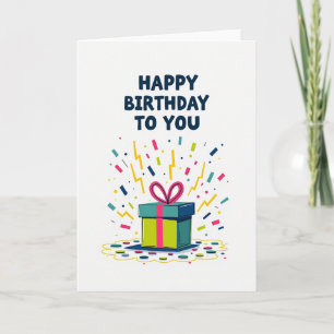 Pink Ribbon Birthday Card