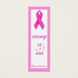 Pink Ribbon Bookmark for Breast Cancer