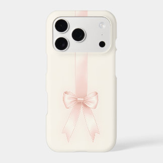 Pink Ribbon Bookmark iPhone Case | Coquette