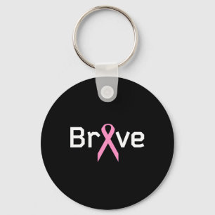 Pink Ribbon Brave Worlds Cancer Survivor Support A Key Ring