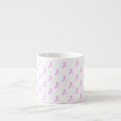 Pink Ribbon Breast Cancer Awareness Espresso Mug (Front)