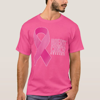 Pink Ribbon Breast Cancer Awareness Gift T-Shirt