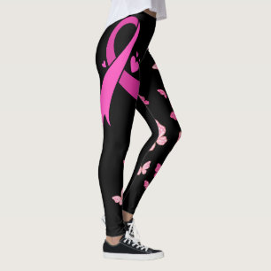 Pink Ribbon Breast cancer Awareness Leggings