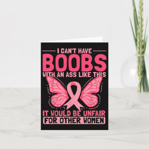 Pink Ribbon - Breast Cancer Awareness - Mastectomy Card
