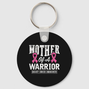 Pink Ribbon Breast Cancer Awareness Mother Of A Wa Key Ring