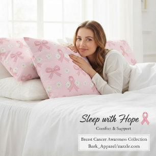 Pink Ribbon Breast Cancer Awareness Pillowcase