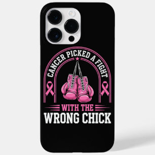 Pink Ribbon Breast Cancer Awareness Pink Fight Case-Mate iPhone 14 Pro Max Case