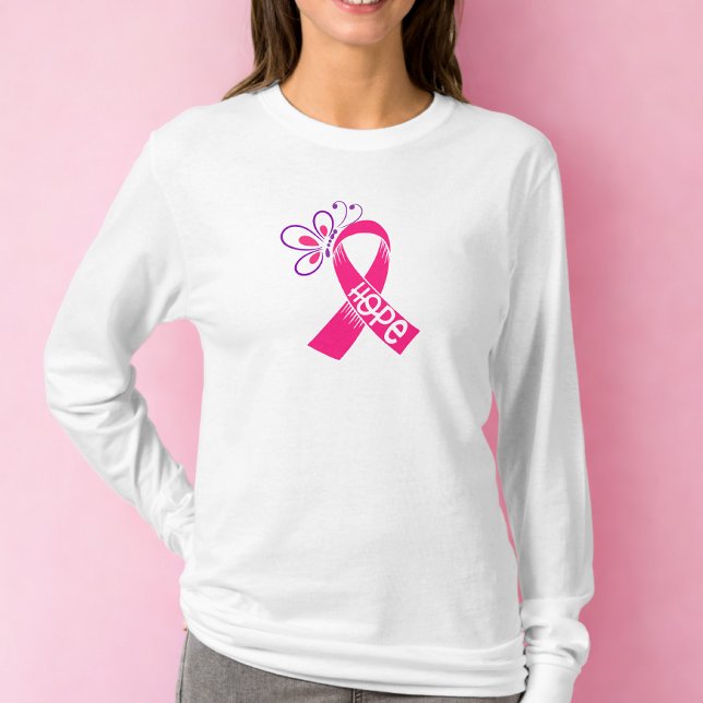 Pink Ribbon Breast Cancer Awareness  T-Shirt (Creator Uploaded)