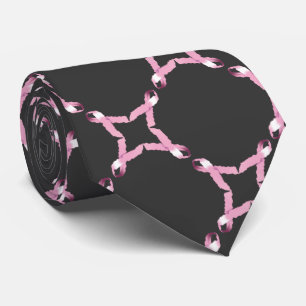 Pink Ribbon Breast Cancer Awareness Tie