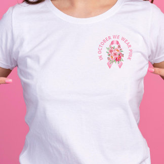Pink Ribbon Breast Cancer Awareness Tri-Blend Shirt