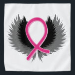 Pink Ribbon Breast Cancer Bandanna Handkerchief<br><div class="desc">Pink Ribbon Breast Cancer Bandanna Handkerchief</div>