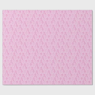 Pink Ribbon, Breast Cancer, Support, Gift, Wrapping Paper