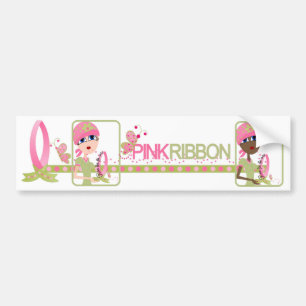 Pink Ribbon Bumper Sticker