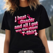 Pink Ribbon Cancer Survivor T-Shirt,Cancer Fighter