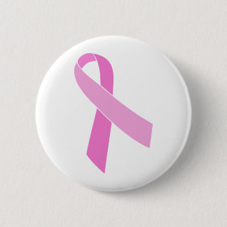 Pink Ribbon Customisable 6 Cm Round Badge