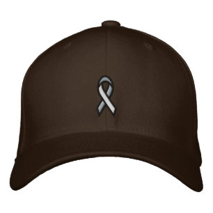 Pink Ribbon Embroidered Breast Cancer Awareness Hat