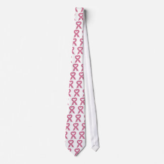 Pink-Ribbon-Heart-3D Tie