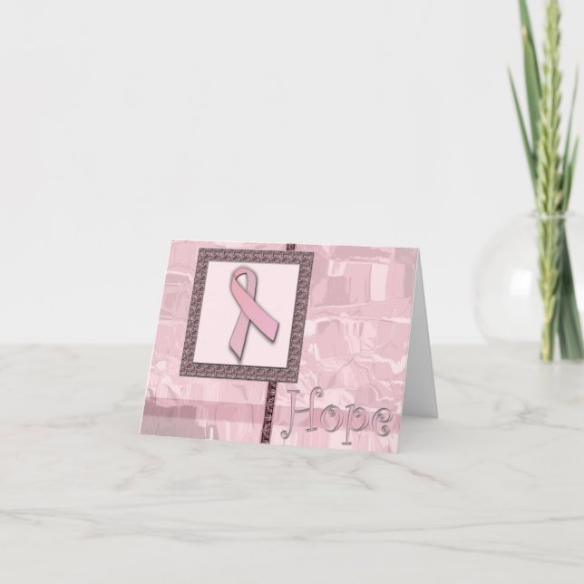 Pink Ribbon - Hope Card (Front)