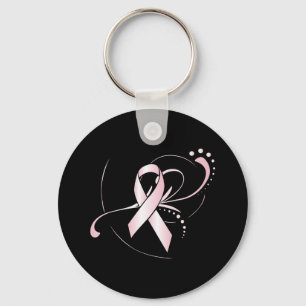 Pink Ribbon Keychain