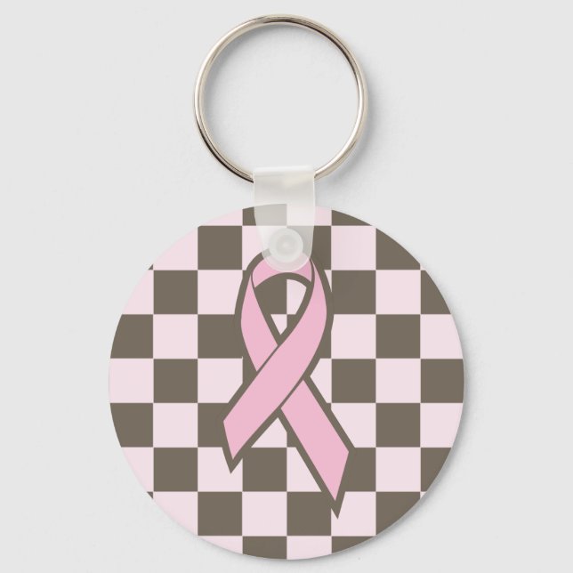 Pink Ribbon Keychain (Front)