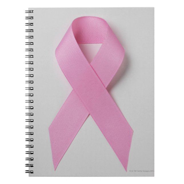 Pink ribbon notebook (Front)