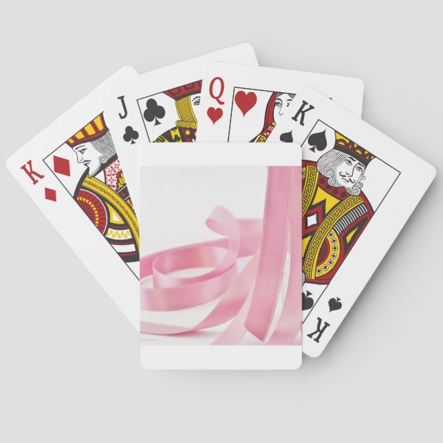 Pink Ribbon Playing Cards (Back)