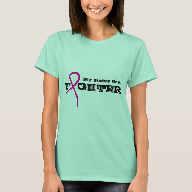 Pink Ribbon Sister Fighter Support Shirt (Front)