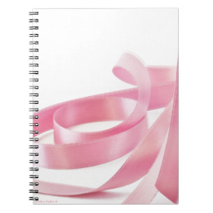 Pink Ribbon Spiral Notebook