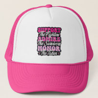 Pink Ribbon Support Admire Honour Breast Awareness