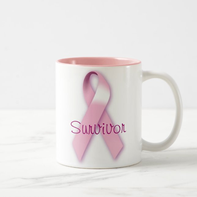Pink Ribbon Survivor Mug (Right)
