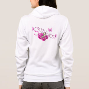 Pink Ribbon Survivor Performance Jacket Hoodie